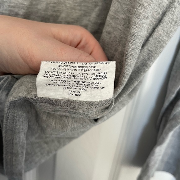 Fanatics Chicago Bears Grey Long Sleeve - Picture 4 of 4